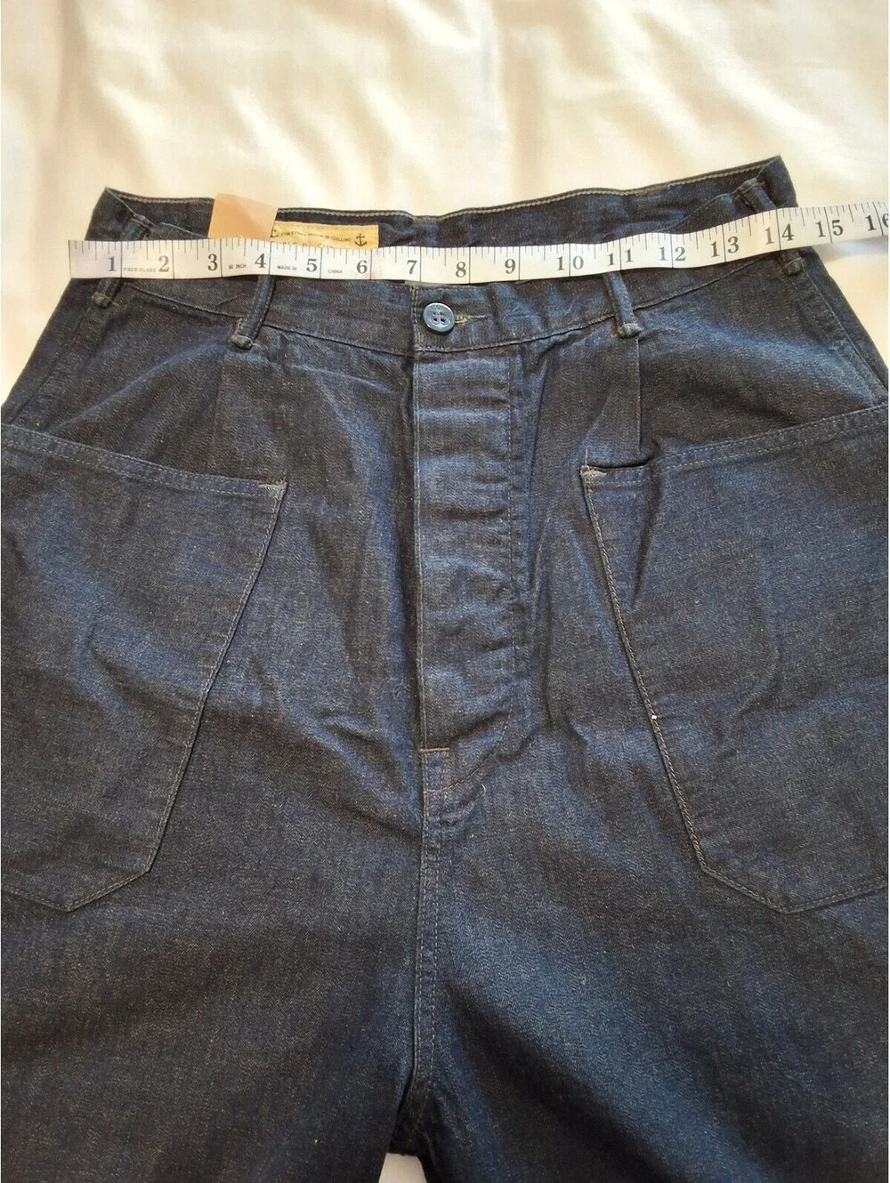 RRL Double RL Supply Co. Men's Navy Blue Denim Pants Size 28